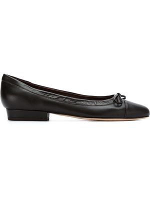 Sarah Chofakian ballerines à talon plat - Noir