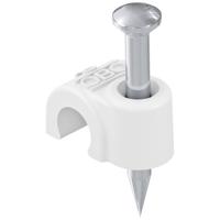 OBO Bettermann 2225522 Nagelklem Zuiver wit 100 stuk(s)