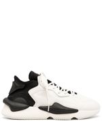 Y-3 baskets Kaiwa en cuir - Blanc