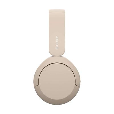 Sony WH-CH520 Headset Draadloos Hoofdband Oproepen/muziek USB Type-C Bluetooth Oplaadhouder Crème