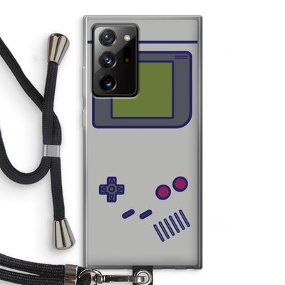 Game On: Samsung Galaxy Note 20 Ultra / Note 20 Ultra 5G Transparant Hoesje met koord