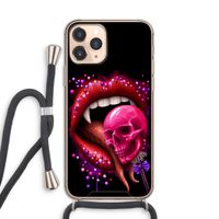 Dodelijk zoet: iPhone 11 Pro Transparant Hoesje met koord