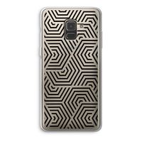 Magic pattern: Samsung Galaxy A8 (2018) Transparant Hoesje
