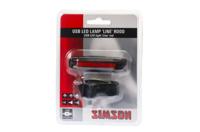 Simson usb led lamp line rood 20 led 3 lux