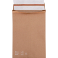 Envelop | verzendzak | 350x250mm | papier | bruin | 100 stuks