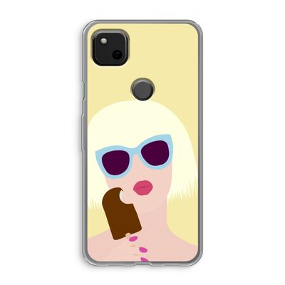 Ice cream: Google Pixel 4a Transparant Hoesje