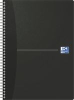 Oxford Office Essentials spiraalschrift, 180 bladzijden, ft A4, gelijnd, zwart