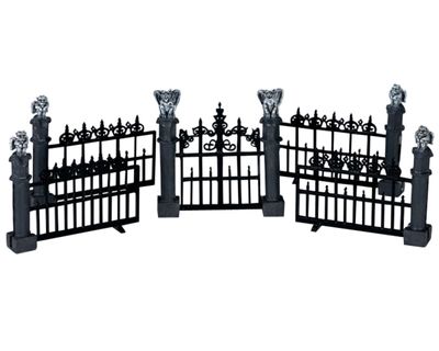 Gargoyle fence set of 5 - Lemax