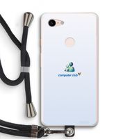 MSN: Pixel 3 XL Transparant Hoesje met koord