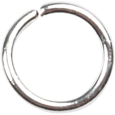 Creativ Company Ringen, afm 5,4 mm, dikte 0,7 mm, verzilverd, 500 stuk/ 1 doos