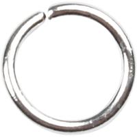 Creativ Company Ringen, afm 5,4 mm, dikte 0,7 mm, verzilverd, 500 stuk/ 1 doos