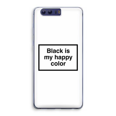 Black is my happy color: Honor 9 Transparant Hoesje