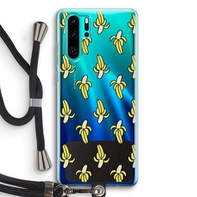Bananas: Huawei P30 Pro Transparant Hoesje met koord