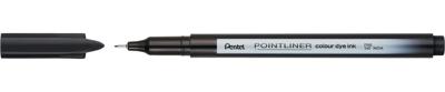 Pentel Pointliner fineliner S40, zwart Pentel Pointliner fineliner S40, zwart