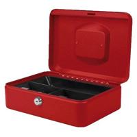 Geldkist Pavo 250x180x90mm rood