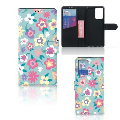 Xiaomi Redmi Note 10 Pro Hoesje Flower Power | Portemonnee hoesje