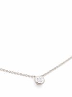 Monica Vinader collier Essential serti de diamant - Argent