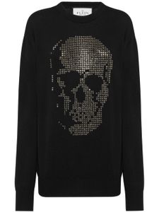 Philipp Plein sweat à ornements en cristal - Noir