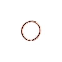 Continuous ring Met roségoud verguld chirurgisch staal Piercingringen