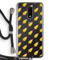 Waterijsjes: OnePlus 7 Transparant Hoesje met koord