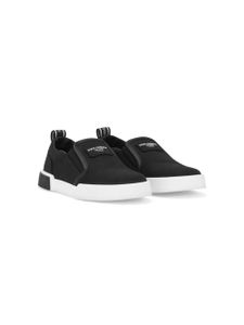 Dolce & Gabbana Kids chaussures de skate Portofino - Noir