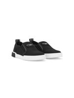 Dolce & Gabbana Kids Portofino slip-on sneakers - Noir