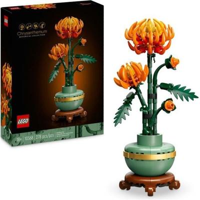 LEGO Icons 10368 De chrysant - Bouwbare bloemendecoratieset voor volwassenen