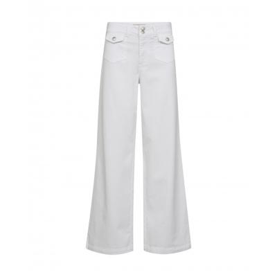 Mos Mosh - Wit | Dames | Broek | Wit | 32 | regular | Kamst mode