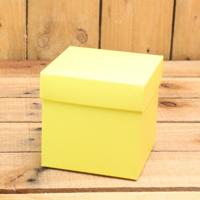 Bonbon doosjes - Chocolade doosje - Pastel geel - 24 stuks