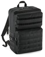 Atlantis BG848 MOLLE Tactical 25L Backpack - Black - 30 x 45 x 22 cm