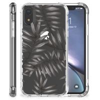 Apple iPhone Xr Case Leaves Grey - thumbnail