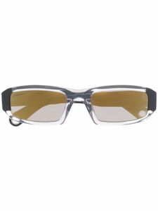 Jacquemus lunettes de soleil Saltu à monture rectangulaire - Noir