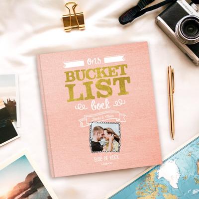 Het Bucketlist boek voor koppels - Gepersonaliseerd - Hardcover