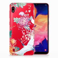 Samsung Galaxy A10 | TPU Hoesje | Bird Flowers
