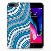 Apple iPhone 7 Plus | 8 Plus | TPU bumper | Waves Blue
