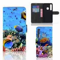 Samsung Galaxy A9 2018 Telefoonhoesje met Pasjes Vissen - thumbnail