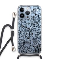 Vexx Black City : iPhone 13 Pro Transparant Hoesje met koord
