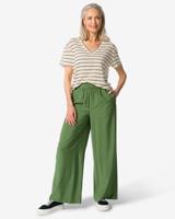 HEMA Damesbroek Saint Wide Leg Groen (groen)
