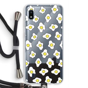 Spiegeleitjes: Samsung Galaxy A10 Transparant Hoesje met koord