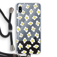 Spiegeleitjes: Samsung Galaxy A10 Transparant Hoesje met koord