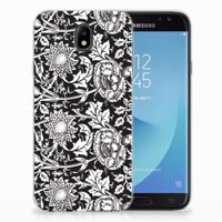 Samsung Galaxy J7 2017 | J7 Pro | TPU Case | Black Flowers