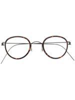 Lindberg lunettes de vue à monture ronde - Noir