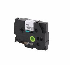 Huismerk Brother TZe-261 Labeltape 36mm Zwart op Wit