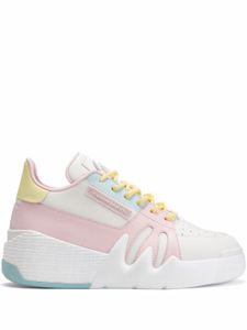 Giuseppe Zanotti baskets mi-montantes Talon colour block - Blanc