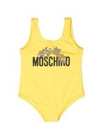 Moschino Kids maillot de bain à logo imprimé - Jaune - thumbnail