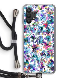 Hibiscus Flowers: Samsung Galaxy A32 5G Transparant Hoesje met koord