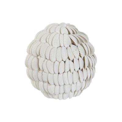 Decoratief sierding Home ESPRIT Wit 9 x 9 x 9 cm
