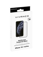 Vivanco neu Screenprotector (glas) Apple iPhone 12, Apple iPhone 12 1 stuk(s) SPGLASWIPH12M/PFS_BK - thumbnail