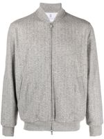 Brunello Cucinelli cardigan zippé en cachemire mélangé - Gris - thumbnail