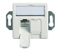 J00020A0503  (5 Stück) - RJ45 8(8) Data outlet 6A (IEC) white J00020A0503